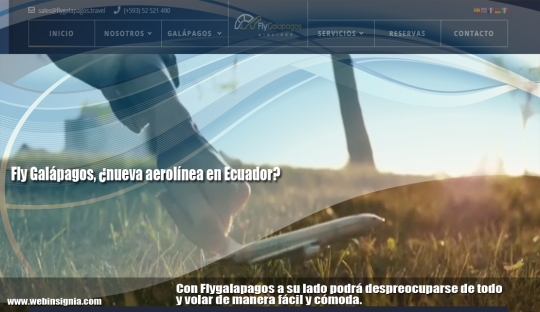 Fly Galápagos, aerolínea que opera vuelos interislas
